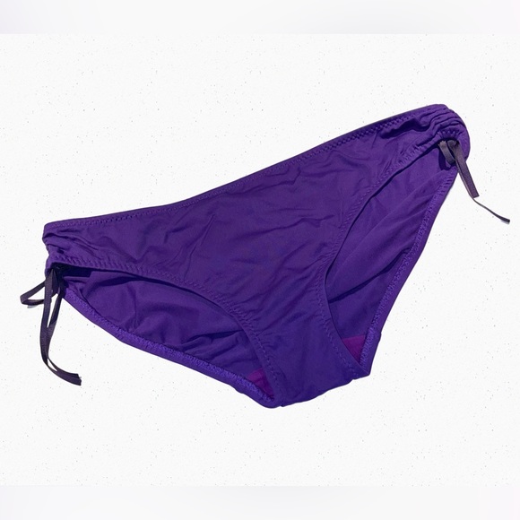 Malia Mills “It’s a Cinch” Purple Bikini Bottom Size 10 - Picture 2 of 8